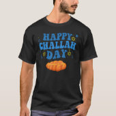 Retro Groovy Happy Challah Days Hanukkah Joods B T-shirt (Voorkant)