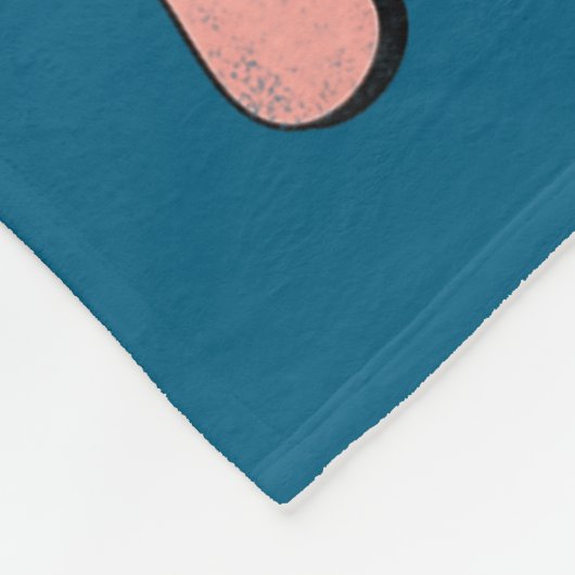 Retro Groovy Heart Throb Valentines Day Toddlers B Fleece Deken (Hoek)