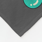 Retro Groovy Heart Throb Valentines Day Toddlers B Fleece Deken (Hoek)