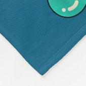 Retro Groovy Heart Throb Valentines Day Toddlers B Fleece Deken (Hoek)