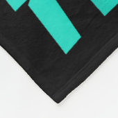 Retro Groovy Heart Throb Valentines Day Toddlers B Fleece Deken (Hoek)