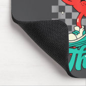 Retro Groovy Heart Throb Valentines Day Toddlers B Muismat (Hoek)