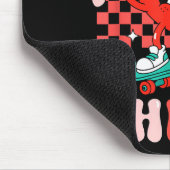 Retro Groovy Heart Throb Valentines Day Toddlers B Muismat (Hoek)