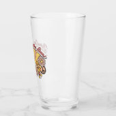 Retro Groovy | Hier komt de  afbeelding van de zon Glas (Links)