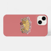 Retro Groovy | Hier komt de  afbeelding van de zon iPhone Hoesje (Achterkant horizontaal)