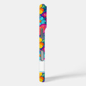 Retro Groovy Hippie Bloemen Harten Persoonlijk Case-Mate iPhone Case (Achterkant / Rechts)
