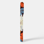 Retro Groovy Hippie Bloemen Rood Blauw Wit Geel Case-Mate iPhone Case (Achterkant / Rechts)