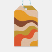 Retro Groovy Hippie Flower Sweet 16 Dank u Cadeaulabel (Achterkant)