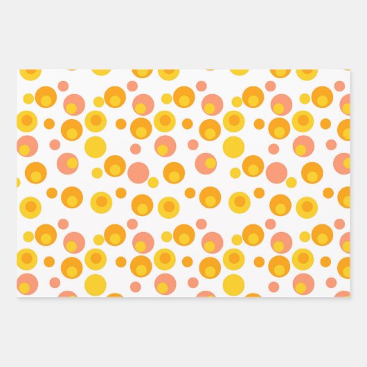 Retro Groovy Hippie Wrapping Papier Bladen Inpakpapier Vel (Voorkant 2)