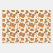 Retro Groovy Holiday Inpakpapier Vel (Voorkant 3)