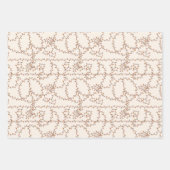 Retro Groovy Holiday Rock 'N Roll Peace Tree Inpakpapier Vel (Voorkant 3)