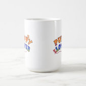 Retro Groovy Hond Liefhebber Geschenk Koffiemok (Center)