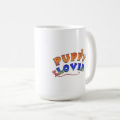 Retro Groovy Hond Liefhebber Geschenk Koffiemok (Voorkant rechts)