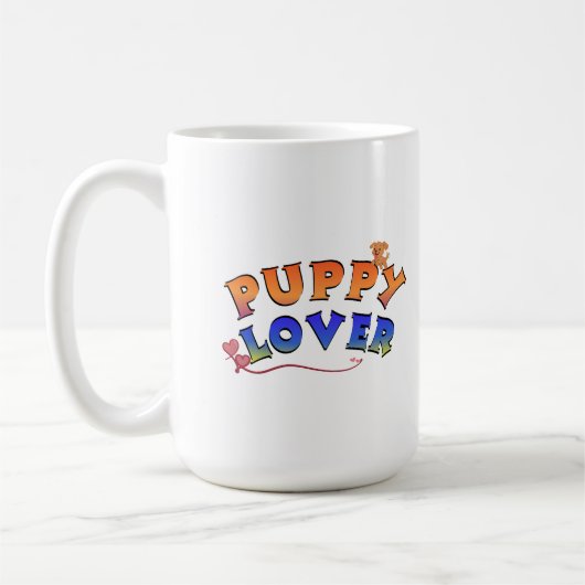 Retro Groovy Hond Liefhebber Geschenk Koffiemok (Links)