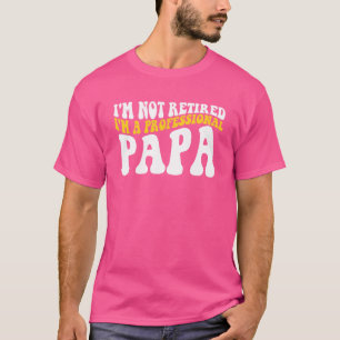 Retro Groovy Ik ben niet moe. Ik ben een professio T-shirt