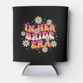 Retro Groovy In Her Bride Era 70s Bachelorette Blikjeskoeler (Voorkant)