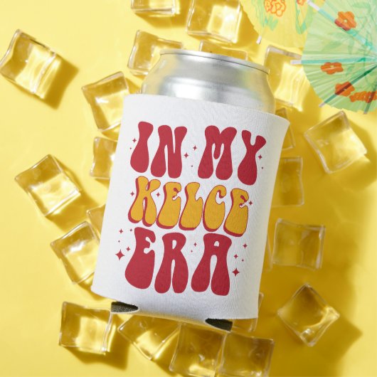 Retro Groovy in mijn Kelce-tijdperk Blikjeskoeler (Insitu Zomer)