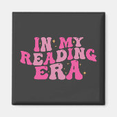 Retro Groovy in mijn leestijdperk Magneet (Voorkant)