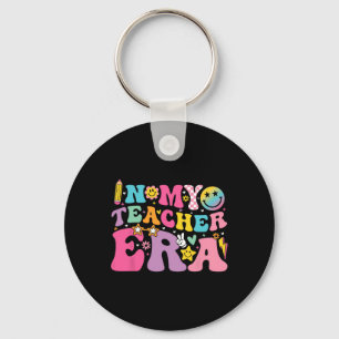 Retro Groovy In Mijn Onderwijs Tijdperk Beste Lera Sleutelhanger