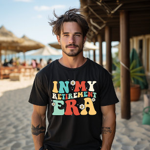 Retro Groovy In Mijn Pensioen Tijdperk Gepensionee T-shirt