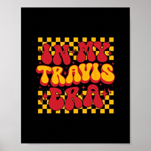 Retro Groovy in mijn Travis tijdperk Poster (Voorkant)