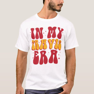 Retro Groovy in mijn Travis tijdperk T-shirt