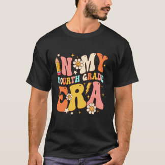 Retro Groovy in mijn vierde klas tijdperk studente T-shirt