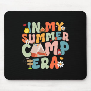 Retro Groovy In Mijn Zomer Kamp Tijdperk Zomer Kam Muismat