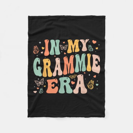 Retro Groovy In My Grammie Era Mother's Day Women Fleece Deken (Voorkant)