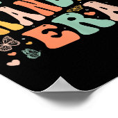 Retro Groovy In My Grandma Era Mother's Day Women Poster (Hoek)