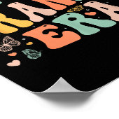 Retro Groovy In My Granny Era Mother's Day Women  Poster (Hoek)