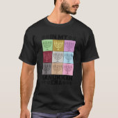 Retro Groovy In My Hanukkah Era Menorah Chanukah J T-shirt (Voorkant)