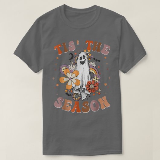 Retro Groovy is het seizoen dat de pomkin Ghost Hi T-shirt (Design voorkant)