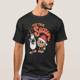 Retro Groovy is het seizoen van de kerstkoekjes Ho T-shirt
