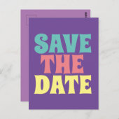 RETRO GROOVY JAREN 60 OPSLAGKAARTEN BRIEFKAART (Voorkant / Achterkant)