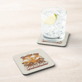 Retro Groovy | Jij bent mijn Sunshine Bier Onderzetter (Rechterzijde)