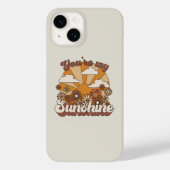 Retro Groovy | Jij bent mijn Sunshine Case-Mate iPhone Case (Achterkant)