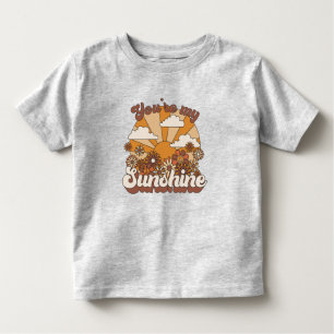 Retro Groovy Jij bent mijn Sunshine Kinder Shirts