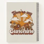 Retro Groovy | Jij bent mijn Sunshine Notitieboek (Achterkant)