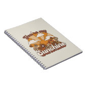 Retro Groovy | Jij bent mijn Sunshine Notitieboek (Rechterzijde)