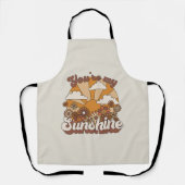 Retro Groovy | Jij bent mijn Sunshine Schort (Voorkant)