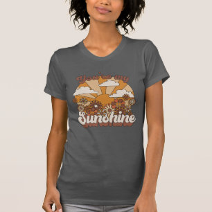 Retro Groovy   Jij bent mijn Sunshine T-shirt