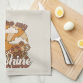 Retro Groovy | Jij bent mijn Sunshine Theedoek (Quarter Fold)