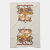 Retro Groovy | Jij bent mijn Sunshine Theedoek (Verticaal)