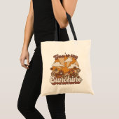 Retro Groovy | Jij bent mijn Sunshine Tote Bag (Voorkant (product))