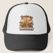Retro Groovy | Jij bent mijn Sunshine Trucker Pet (Voorkant)
