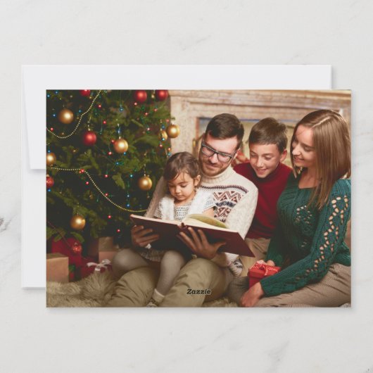 Retro Groovy Jingle Bell Rocks Feestdagenkaart (Achterkant)