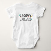 Retro Groovy Jonge Kerel Romper (Achterkant)
