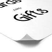 Retro Groovy - Kaarten en baby showers Poster (Hoek)