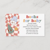 Retro Groovy Kerstboek Aanvraag Informatiekaartje (Voorkant)